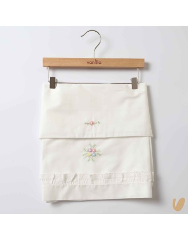 Set Lenzuolo con roselline Coperte e Lenzuola