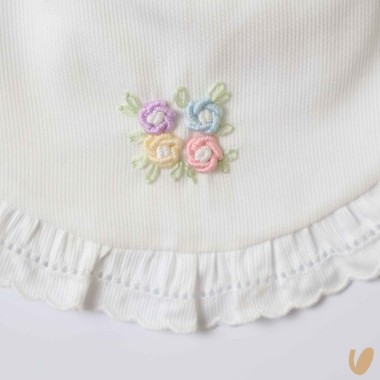 Bavetta con fiori Mussole e Bavette