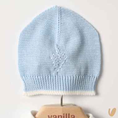 Completo nascita in filo rombi e nodo d'amore Set Nascita e Uscita Clinica