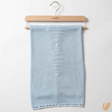 Coperta in filo rombi e nodo d'amore Coperta e Lenzuola