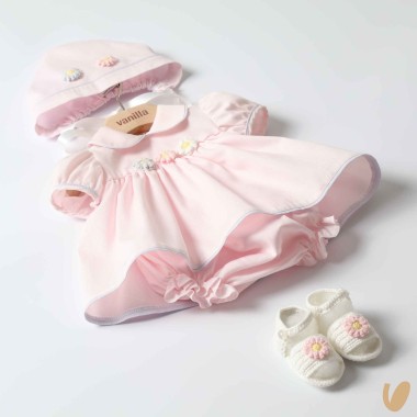 Completo nascita in piquè Set Nascita e Uscita Clinica