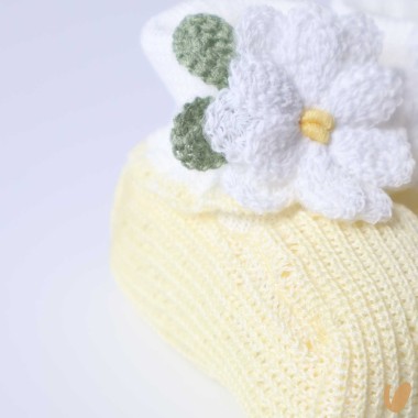 Babbucce in filo margherite Cappello e Babbucce