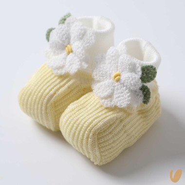 Babbucce in filo margherite Cappello e Babbucce
