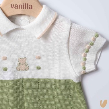 Pagliaccetto nascita in filo di cotone Completo e Pagliaccetto