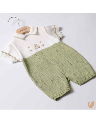 Pagliaccetto nascita in filo di cotone Completo e Pagliaccetto