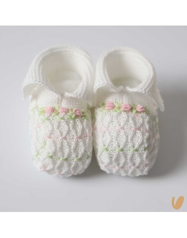 Babbucce in filo ricamate Cappello e Babbucce