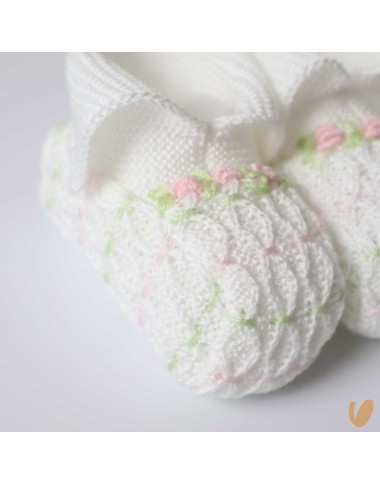 Babbucce in filo ricamate Cappello e Babbucce