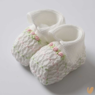 Babbucce in filo ricamate Cappello e Babbucce