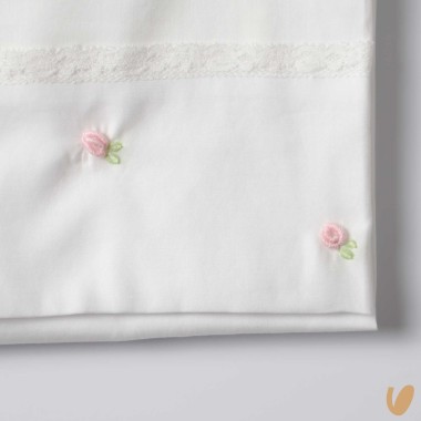 Set lenzuola roselline Coperta e Lenzuola