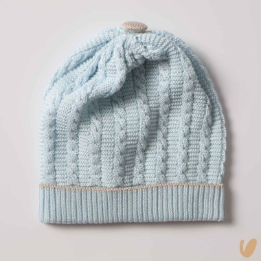 Cappello in filo treccine Cappello e Babbucce