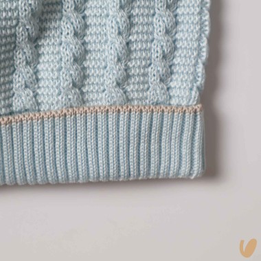 Cappello in filo treccine Cappello e Babbucce