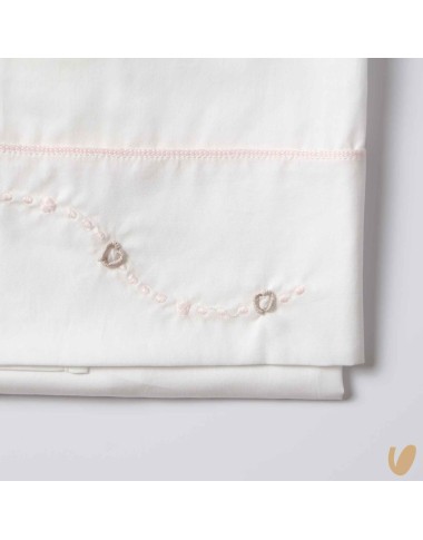 Set lenzuola cuoricini Coperta e Lenzuola