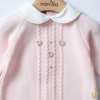 Tutina in filo cuoricini Tutina