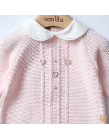 Tutina in filo cuoricini Tutina