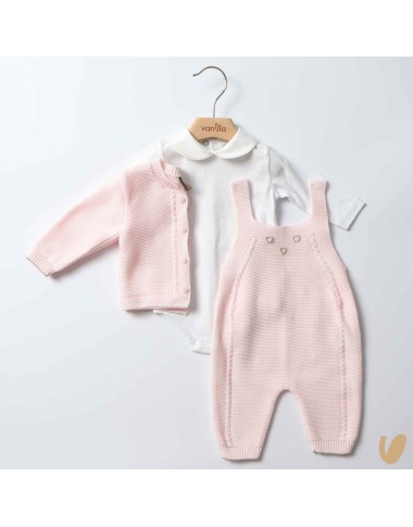 Completo in filo cuoricini Completo e Pagliaccetto