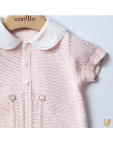 Pagliaccetto in filo cuoricini Completo e Pagliaccetto