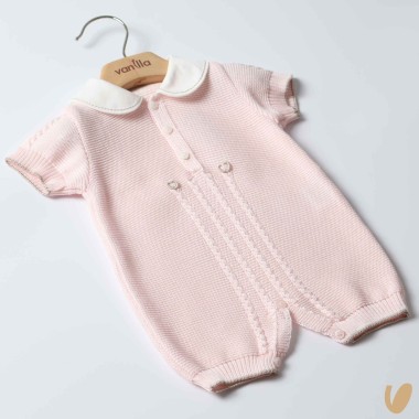 Pagliaccetto in filo cuoricini Completo e Pagliaccetto