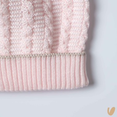 Cappello in filo treccine Cappello e Babbucce