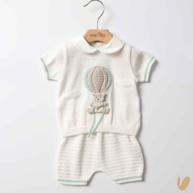 Completo in filo mongolfiera Completo e Pagliaccetto