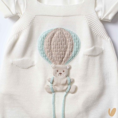 Completo in filo mongolfiera Completo e Pagliaccetto