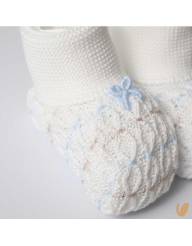 Babbucce in filo nodo d'amore Cappello e Babbucce