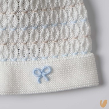 Cappello in filo nodo d'amore Cappello e Babbucce
