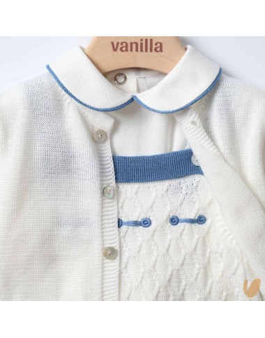 Completo nascita in filo di cotone Completo e Pagliaccetto