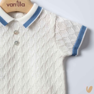 Completo nascita in filo di cotone Completo e Pagliaccetto