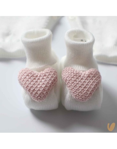 Tutina Wire Shoes Embroidery Hearts