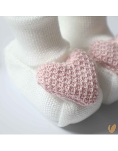 Tutina Wire Shoes Embroidery Hearts