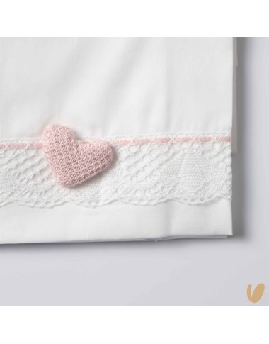 Set lenzuola cuore Coperta e Lenzuola