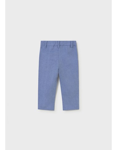 Mixed linen trousers