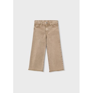 Pantalone twill wide leg      Pantaloni e Jeans