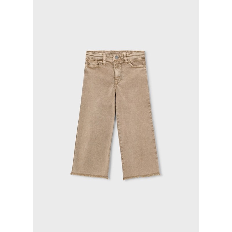 Pantalone twill wide leg      Pantaloni e Jeans