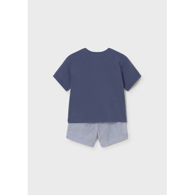 Completo Shirt e bermuda seersucker     Completo e Pagliaccetto