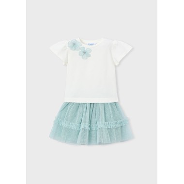Completo shirt e gonna tulle Completo