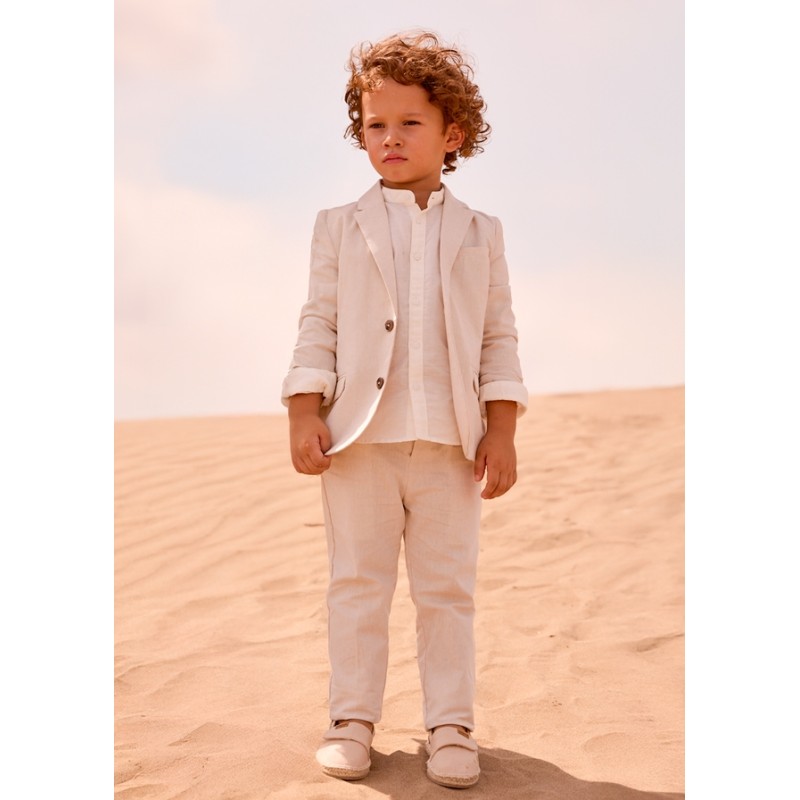 Pantalone misto lino Pantaloni