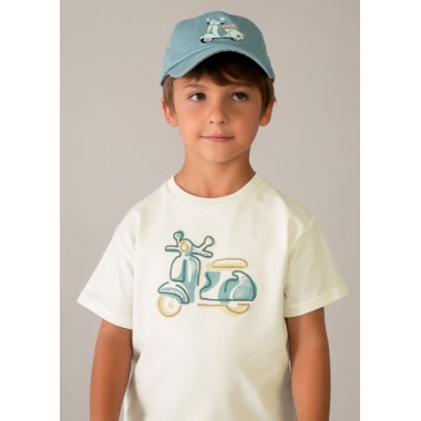 Shirt Vespa ricamata T-Shirt e Polo