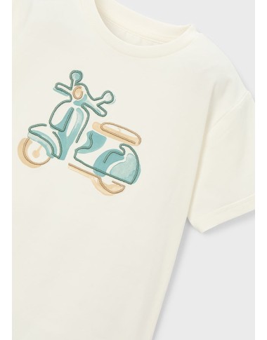 Vespa embroidered shirt