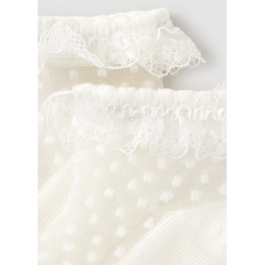 Calze plumetis                Calzini Corti