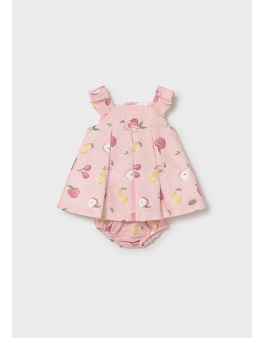 Mixed Linen Fruit Dress