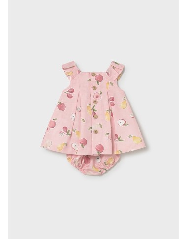 Mixed Linen Fruit Dress