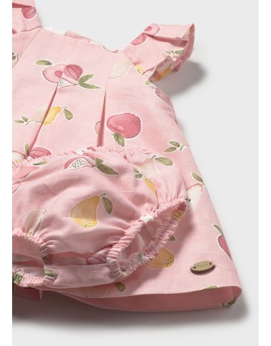 Mixed Linen Fruit Dress