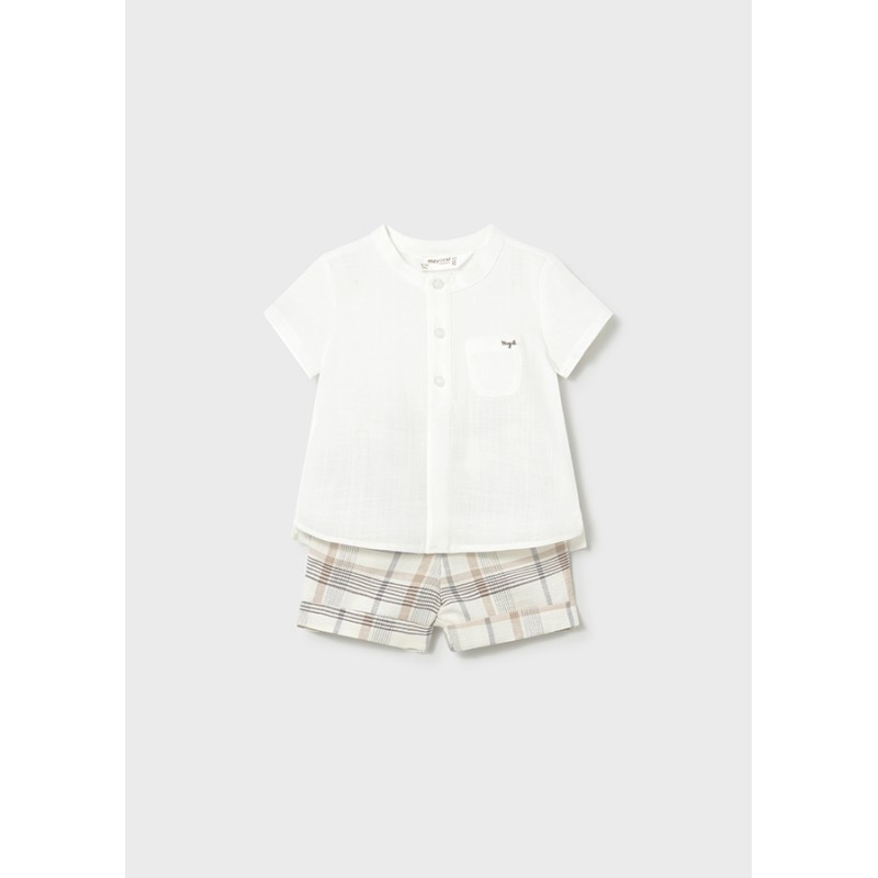 Completo Shirt serafino e bermuda Completo e Pagliaccetto