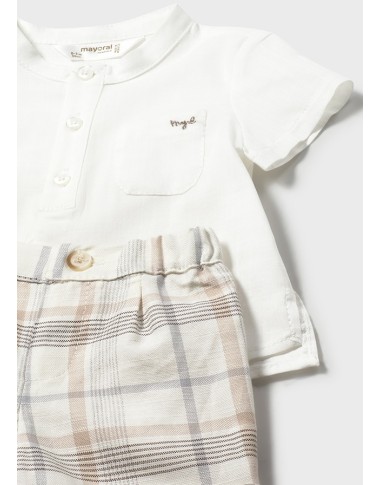 Completo Shirt serafino e bermuda Completo e Pagliaccetto