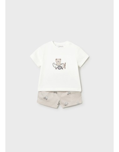 Complete embroidered shirt and Bermuda