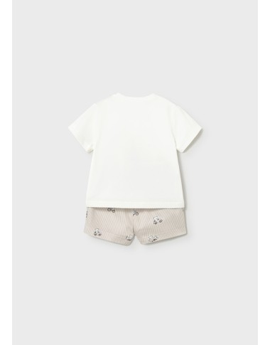 Complete embroidered shirt and Bermuda