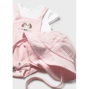 Pagliaccetto Salopette e Cappello Completo e Pagliaccetto