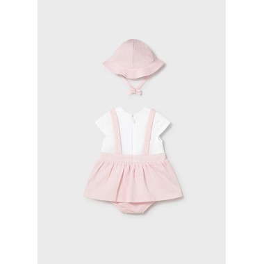 Pagliaccetto Salopette e Cappello Completo e Pagliaccetto