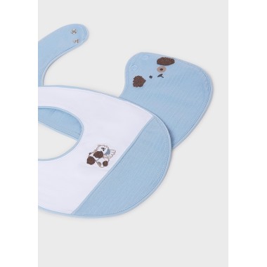 Set 2 bavette impermeabili Mussole e Bavette